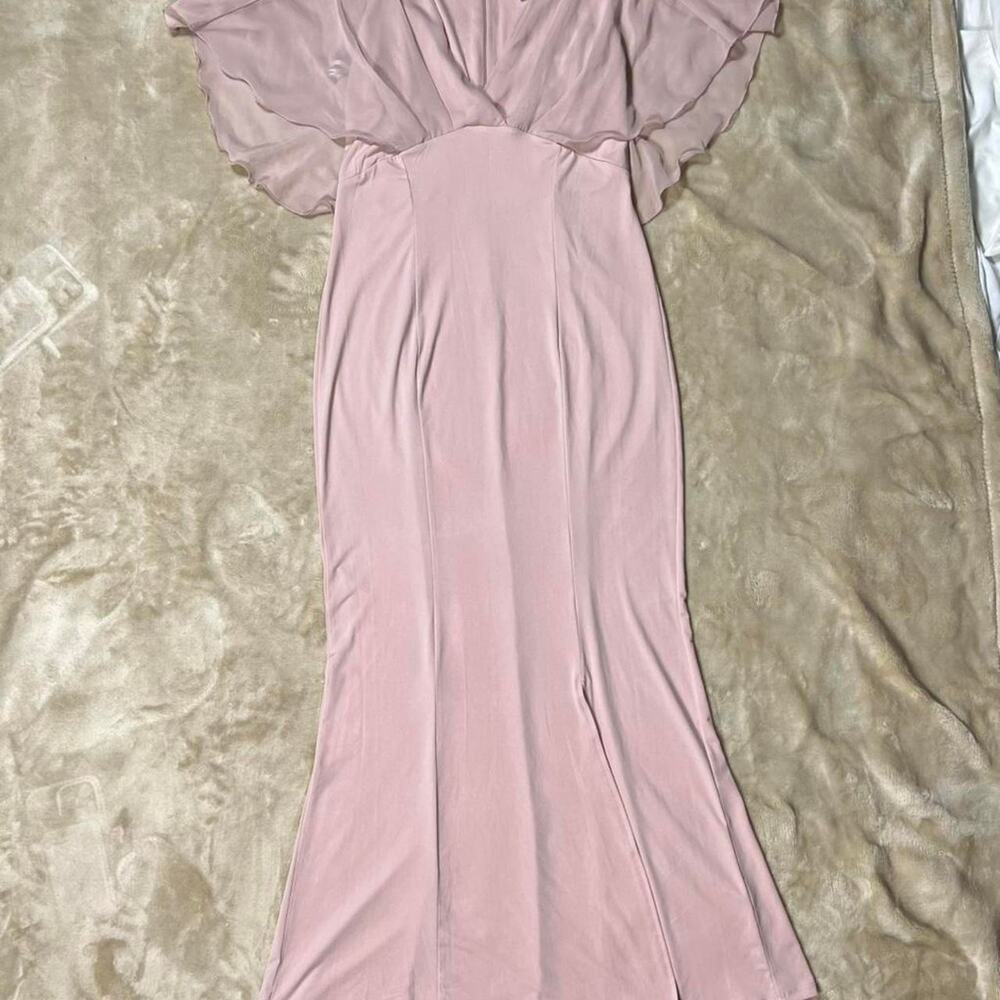 Alexa B Nites Pink Formal Maxi Dress Size 6